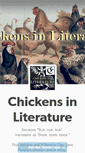 Mobile Screenshot of chickensinliterature.com